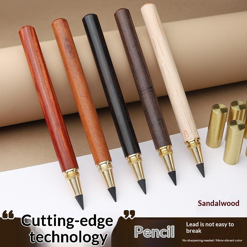Hot Wooden HB No Ink Pencil Dr - Stationery Office 评论和价格