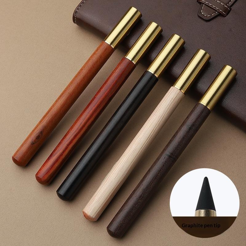 Hot Wooden HB No Ink Pencil Dr - Stationery Office 评论和价格