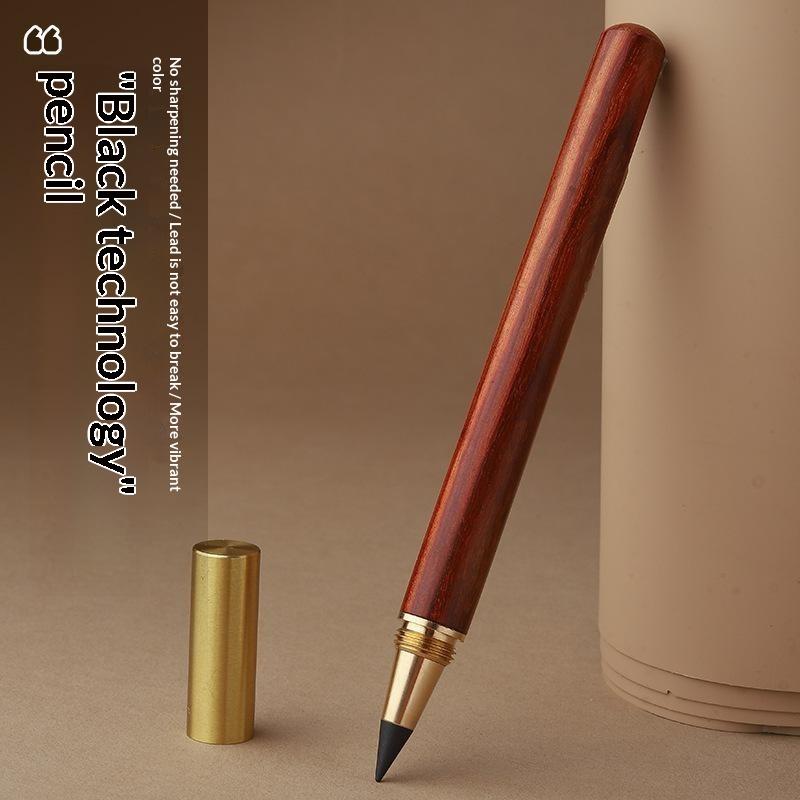 Hot Wooden HB No Ink Pencil Dr - Stationery Office 评论和价格