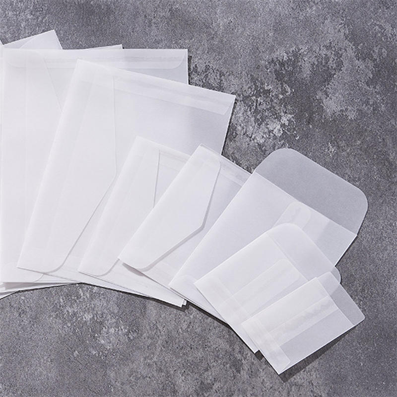 50pcs/lot Blank Translucent En - Letter Envelope Kraft 评论和价格