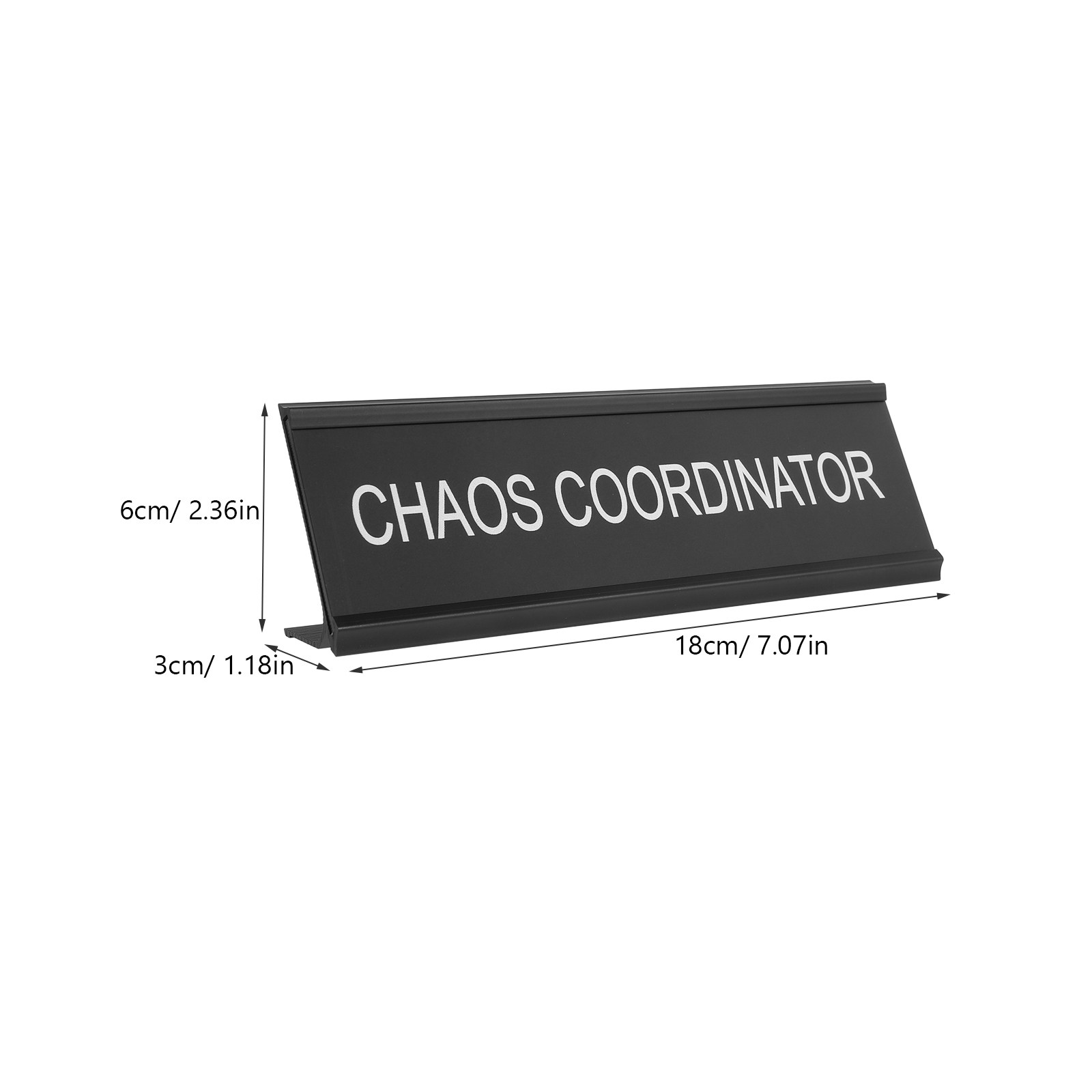 Chaos Coordinator Aluminum All - Desk Name Plate 评论和价格