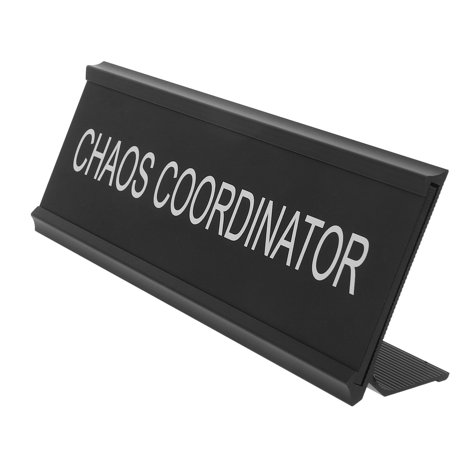 Chaos Coordinator Aluminum All - Desk Name Plate 评论和价格